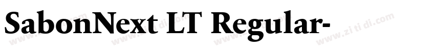 SabonNext LT Regular字体转换